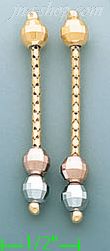 14K Gold Dangling Earrings