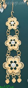 14K Gold Chandelier Earrings