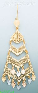 14K Gold Chandelier Earrings