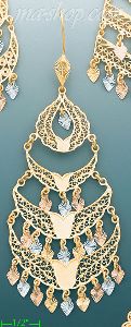 14K Gold Chandelier Earrings