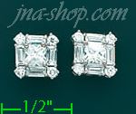 14K Gold Assorted CZ Earrings