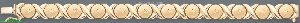 14K Gold Stampato Bracelet 7.25"