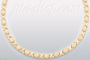 14K Gold Stampato Necklace 17"