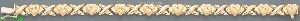 14K Gold Stampato Bracelet 7.25"