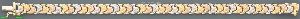 14K Gold 3Color Stampato Bracelet 7.25"