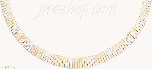 14K Gold Cleopatra Necklace 17"