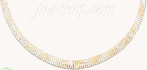 14K Gold Cleopatra Necklace 17"