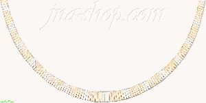 14K Gold Cleopatra Necklace 17"