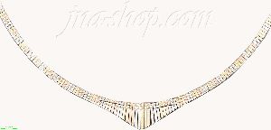 14K Gold Cleopatra Necklace 17"