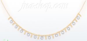 14K Gold Fancy Designs Necklace 17"