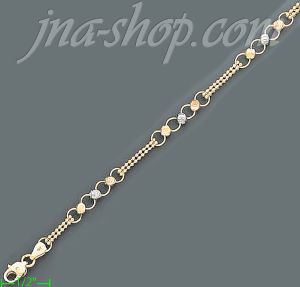 14K Gold Fancy Designs Necklace 17"