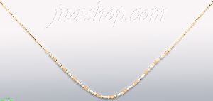 14K Gold Fancy Designs Necklace 18"