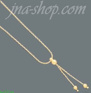 14K Gold Fancy Designs Necklace 18"