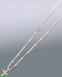 14K Gold Fancy Designs Necklace 16"