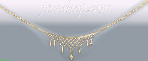 14K Gold Fancy Designs Necklace 17"