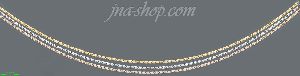 14K Gold Fancy Designs Necklace 17"