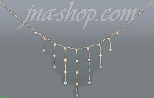 14K Gold Fancy Necklace 17"