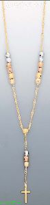 14K Gold Light Fancy Necklace 17"