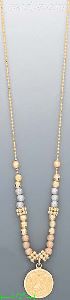 14K Gold Light Fancy Necklace 17"