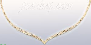 14K Gold Villas & Bolas Necklace 17"