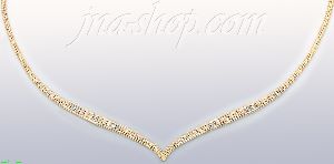 14K Gold Villas & Bolas Necklace 17"