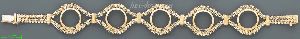 14K Gold Bola Collection Bracelet 7"