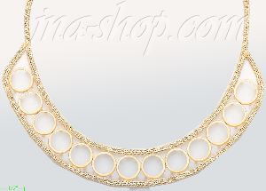 14K Gold Bola Collection Necklace 17"