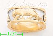 14K Gold Panther Collection Ring