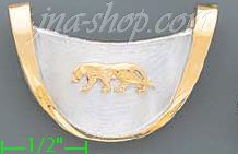 14K Gold Panther Collection Pendant