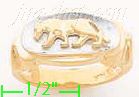 14K Gold Panther Collection Ring