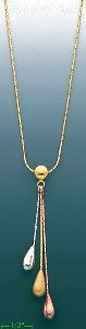 14K Gold Fancy Necklace 17"