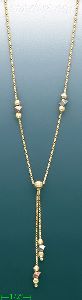 14K Gold Fancy Necklace 17"