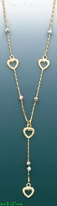 14K Gold Fancy Necklace 17"