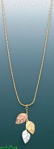 14K Gold Fancy Necklace 17"