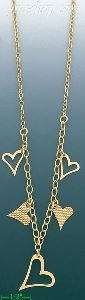 14K Gold Fancy Necklace 17"