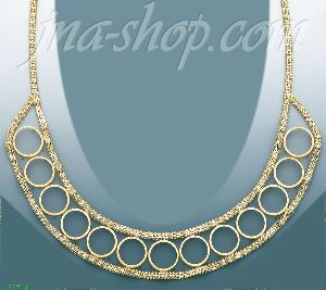 14K Gold Bola Collection Necklace 17"