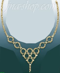 14K Gold Bola Collection Necklace 17"