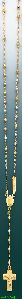 14K Gold Rosary Necklace 26"