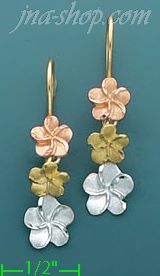 14K Gold Fancy Designs Earrings