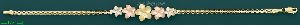 14K Gold Fancy Designs Bracelet 7.24"