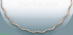 14K Gold Fancy Light Necklace 17"