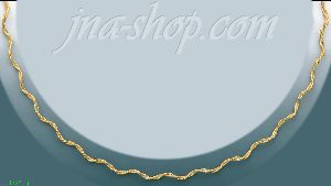 14K Gold Fancy Light Necklace 17"