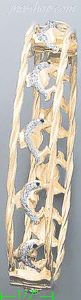 14K Gold Fancy Bangle