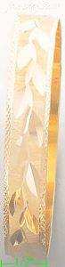 14K Gold Solid Bangle
