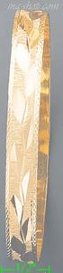 14K Gold Solid Bangle