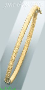 14K Gold Italian Fancy Bangle