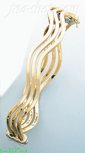 14K Gold Fancy Bangle