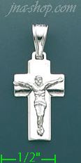 14K Gold Crucifix Fancy Cross Charm Pendant