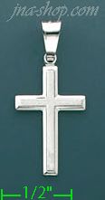 14K Gold Fancy Cross Charm Pendant