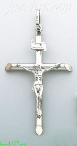 14K Gold Crucifix Fancy Cross Charm Pendant